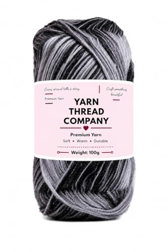 Image of 3 Ply Knitting Wool Yarn, Supersoft Hand Knitting Wool for Craft, Crochet, Amigurumi, Embroidery (Color 6)