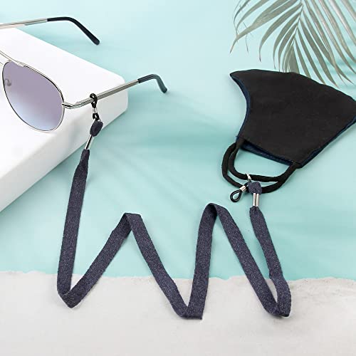 Image of Unisex Spec Holder Hook & Loop Anit Slip Eyewear Lanyard Fabric Strap Chain