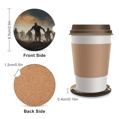 Dessous de verre voiture zombie pour protéger votre intérieur avec style - 3