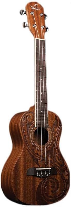 Oscar Schmidt OU2TAT-A Concert Ukulele. Natural Mahogany Maori