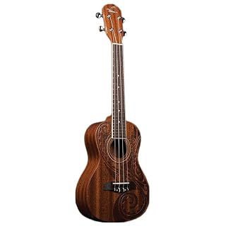 Oscar Schmidt OU2TAT-A Concert Ukulele. Natural Mahogany Maori - Les Beatles, Paul McCartney, John Lennon, RIngo Starr, George Harrison Oscar Schmidt OU2TAT-A Concert Ukulele. Natural Mahogany Maori – Image 4
