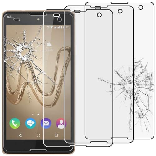 ebestStar - Pack x3 Verre trempé compatible avec Wiko Robby Film Protection Ecran Vitre protecteur anti casse, anti-rayure, pose sans bulles [Appareil: 155 x...