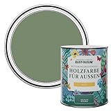 Rust-Oleum Holzfarbe Für Aussen, Wetterschutz, Matt, 750 ml, Buchsbaum