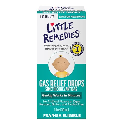little remedies newborn gas relief drops relieves discomfort from gas baby medicine with no artificial flavors or dyes natural berry flavor 1 fl oz