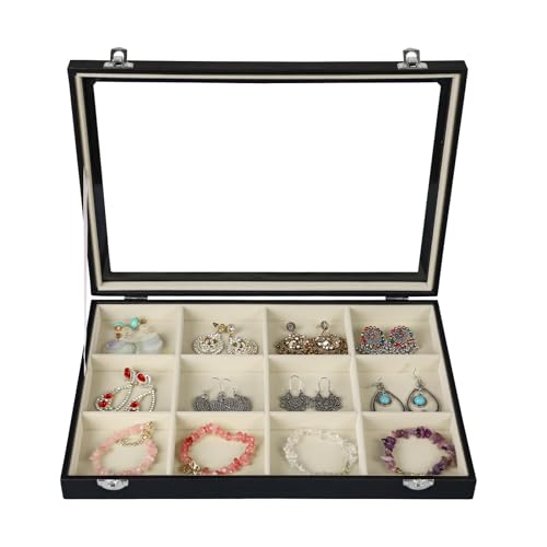 Stratalife 12-Grid Jewelry Organizer