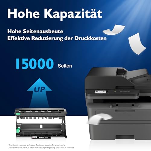 Meagiis DR2510 Trommel Kompatibel Brother DR2510 DR-2510 Trommel für Brother HL-L2400DW HL-L2400DWE HL-L2445DW HL-L2447DW DCP-L2620DW DCP-L2627DW DCP-L2627DWXL DCP-L2627DWE DCP-L2660DW (1 Packung)