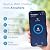 ULTRALOQ U-Bolt WiFi Smart Lock + 4 AA Lithium Batteries + Door Sensor, 7-in-1 WiFi Deadbolt, App Remote Control, Auto Unlock, IP65 Waterproof, ANSI Grade 1, Nickel