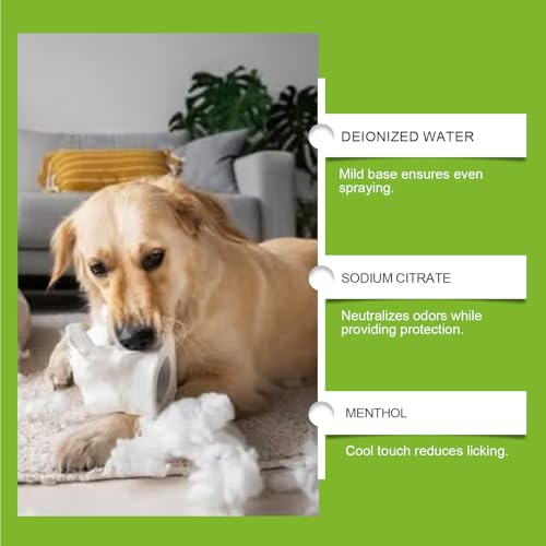KOAHDE Bitterspray für Hunde und Katzen,Anti-Kratz-Spray für Katze & Hund,Anti Kau Spray für Katzen,Fernhaltespray für Hunde,Katzenabwehrspray für Katzen Effektiv,50ML,1PC