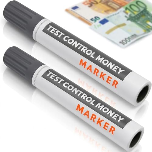 Detector Billetes Falsos   Rotulador Billetes Falsos   Válido para Todas las Divisas: Euros, Dólares, Libras, etc. Fabricados en España (2 unidades)