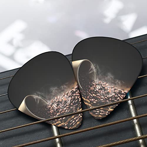 Ensemble de 12 médiators de guitare en grains de café pour guitare acoustique, guitare électrique, contrebasse, ukulélé - Les Beatles, Paul McCartney, John Lennon, RIngo Starr, George Harrison Ensemble de 12 médiators de guitare en grains de café pour guitare acoustique, guitare électrique, contrebasse, ukulélé – Image 8