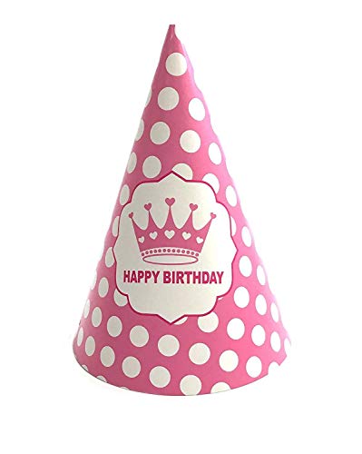Loaferup 25 Pcs Birthday Party Hat (Includes 5 Different Patterns) #TOP6