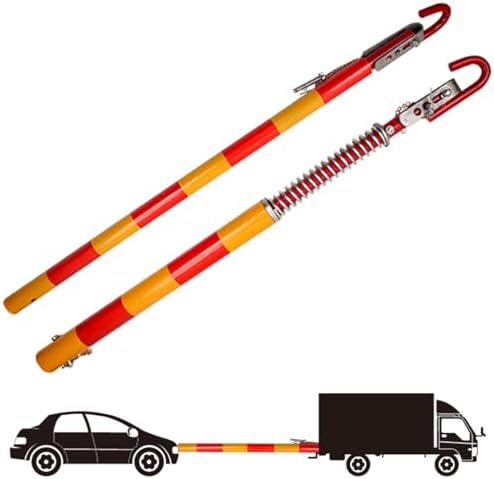 Heavy Duty Tow Bar with Steel Spring Damper for Trucks & SUVs - High Capacity Anti-Collis, Easy Install Towing Solut for Maximum Durability and Safety