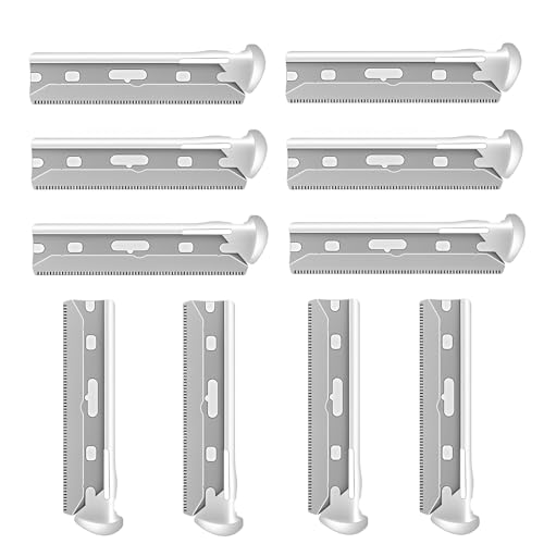 Compatible with Tweezerman Facial Razor Refills 10Pcs Fit for Tweezerman Razor Blade Refills Achieve Smooth Radiant Skin by Exfoliating and Removing Peach Fuzz