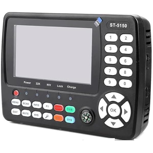 ST-5150 DVB-S2/T2/C Miernik z celownikiem satelitarnym HD z ekranem TFT LCD o przekątnej 4,3 cala do regulacji anteny telewizji satelitarnej Do instalacji antenowej