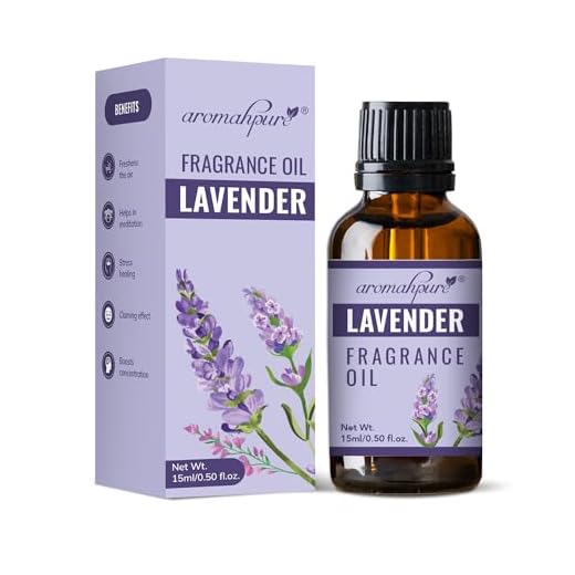 Aromahpure Fragrance Oil | 15 ml | Lavender Aroma Oil for Home Fragrance | Best for Aromatherapy | Helps in Meditation | Used in Diffusers, Candles, Air Fresheners, Soaps, IFRA Certified