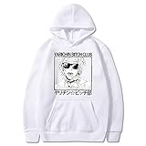 Witorya Anime Yarichin B Club Sudadera con Capucha Ayato Yuri Gráfico Manga Larga Sudadera para Hombres Mujeres