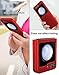 Eastcoo Slim Fit Galaxy Z Flip 5 Case, [Hard PC Back] [Frosted Feel] [Wireless Charging Support] Lightweight Shockproof Case Cover for Samsung Galaxy Z Flip5 (2023), Red