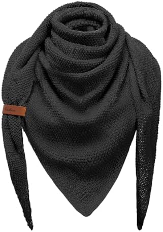 Voqeen Schal Damen Winter Lang Dreieckstuch Damen Wrap Soft Warm Damen Schal Decke Frauen Geschenke für Weihnachten Geburtstag Jubiläen