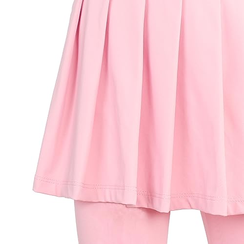 JESKIDS Girls Leggings with Tutu Skirts Footless Pants 4~13 Years4