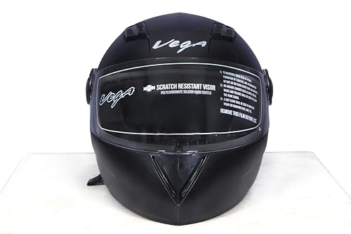 Image of Vega Crown Full Face Helmet Black for Men Size 58cm (M)