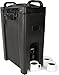 Carlisle FoodService Products 5-Gallon Insulated Beverage Dispenser, Cateraide, Food-Grade with Handles, Rugged PE Shell with PU Insulation for Coffee, Tea and Hot or Cold Drinks, Black - Made in USA