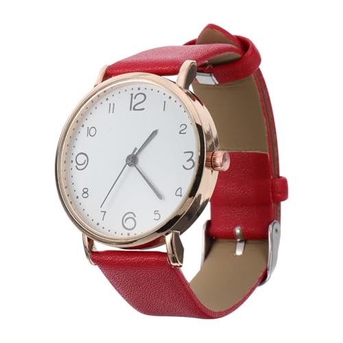 Montre élégante pour femme avec bracelet en cuir, montre à quartz rétro, étanche et minimaliste, parfaite pour le quotidien et les occasions spéciales,...