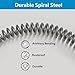 Tradetop Drain Snake, Spring Drain Clog Remover with Electric Drill Connector, Durable Metal Hair Snake Tool Drain Opener for Sewer Kitchen Sink Bathroom Clogged Unblocker,1 Pcs 118.1 Inch 9.8 FT