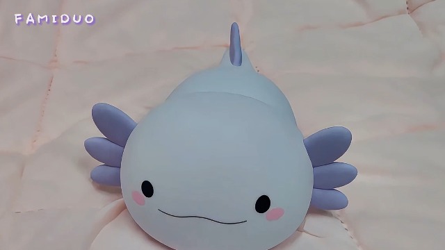 Axolotl, luce notturna in silicone per cameretta dei bambini