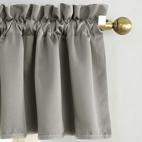 Sun Zero Barrow Energy Efficient Rod Pocket Curtain Single Valance #TOP1