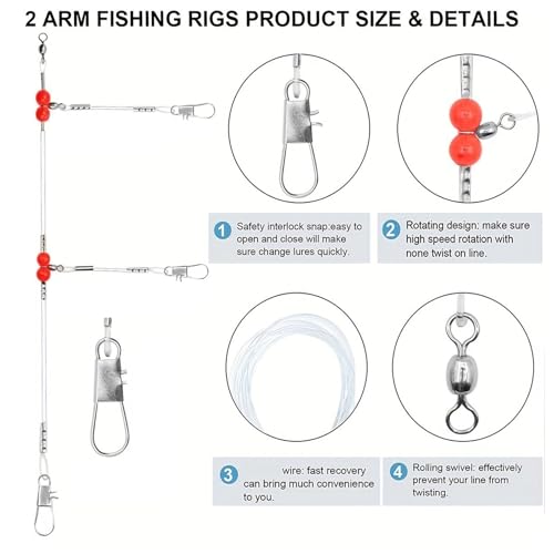 Cañas y accesorios para pesca con nylon y swivels miniatura 3