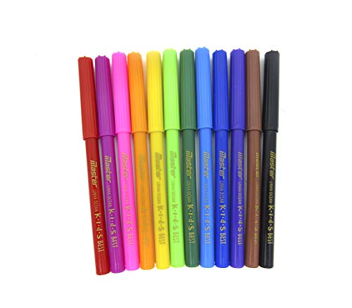 Caneta Hidrográfica Best 12 Cores Diversas