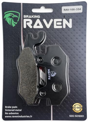 RAVEN Plaquettes de frein Arrière Compatible pour Peugeot Satelis 500 de 2007 à 2012