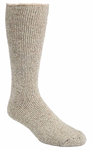 J.b. Field's Icelandic -50 Below Wool Winter Socks (2 Pairs) (Beige, Large (8-12 Shoe)) #TOP2