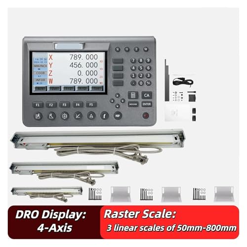 Kit Completo LCD 4 Ejes Medidor Lineal 0.005mm miniatura 3