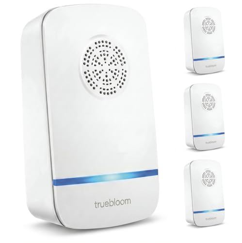 Rodent & Spider Repellent Plug in Ultrasonic Device Pack of 4 Covers 160m per Device Indoor Pest Repeller for Mice Cockroaches Mosquitoes & Spiders Children & Pet Safe 2Year Warranty