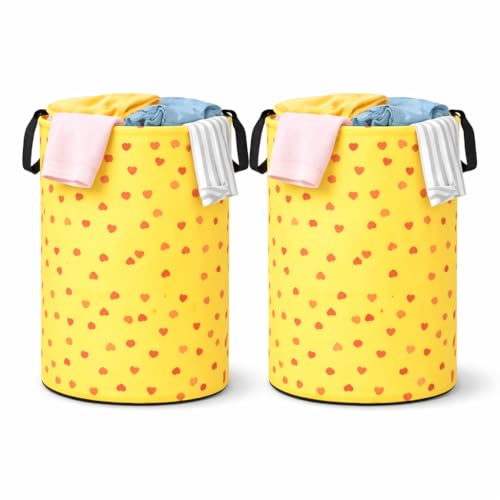 Image of Laundry Bag /Laundry Basket /Clothes Storage Box /Storage Basket /Storage Bag, 48L (Yellow-2)