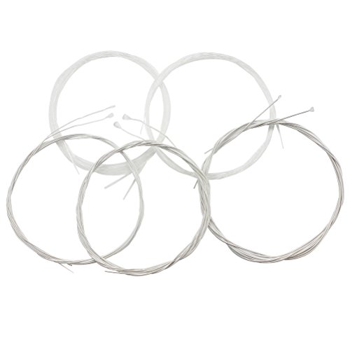 Preisvergleich Produktbild ULTNICE 5Pcs Professional White Nylon Oud Saiten Streichinstrument Zubehör