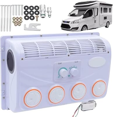 Car Electric RV Rooftop Air Conditioner,12V/24V DC Electric Air Conditioner, RV Truck Excavator Engineering Vehicle Agricultural Vehicle Bus Van(Size:24V)