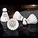 ZHENAN Goose Feather Badminton Shuttlecocks,12 Pack Feather Badminton Birdies-Hight Speed Training Birdie Ball for Indoor and Outdoor Sports,Highly Stable & Durable Shuttle Balls