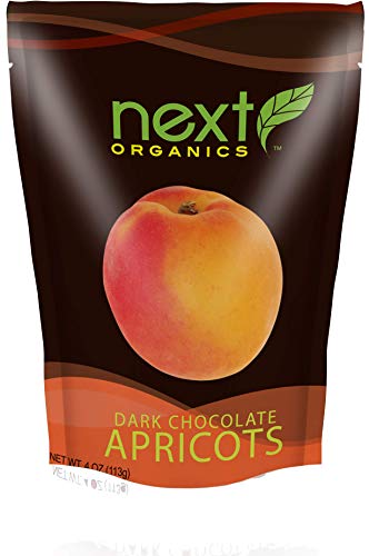 Next Organics Dark Chocolate Apricots, 4 Ounce (Pack Of 6) #TOP1