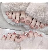 Amazon | Liberte555 フットネイルチップ ネイルチップ 足 足用