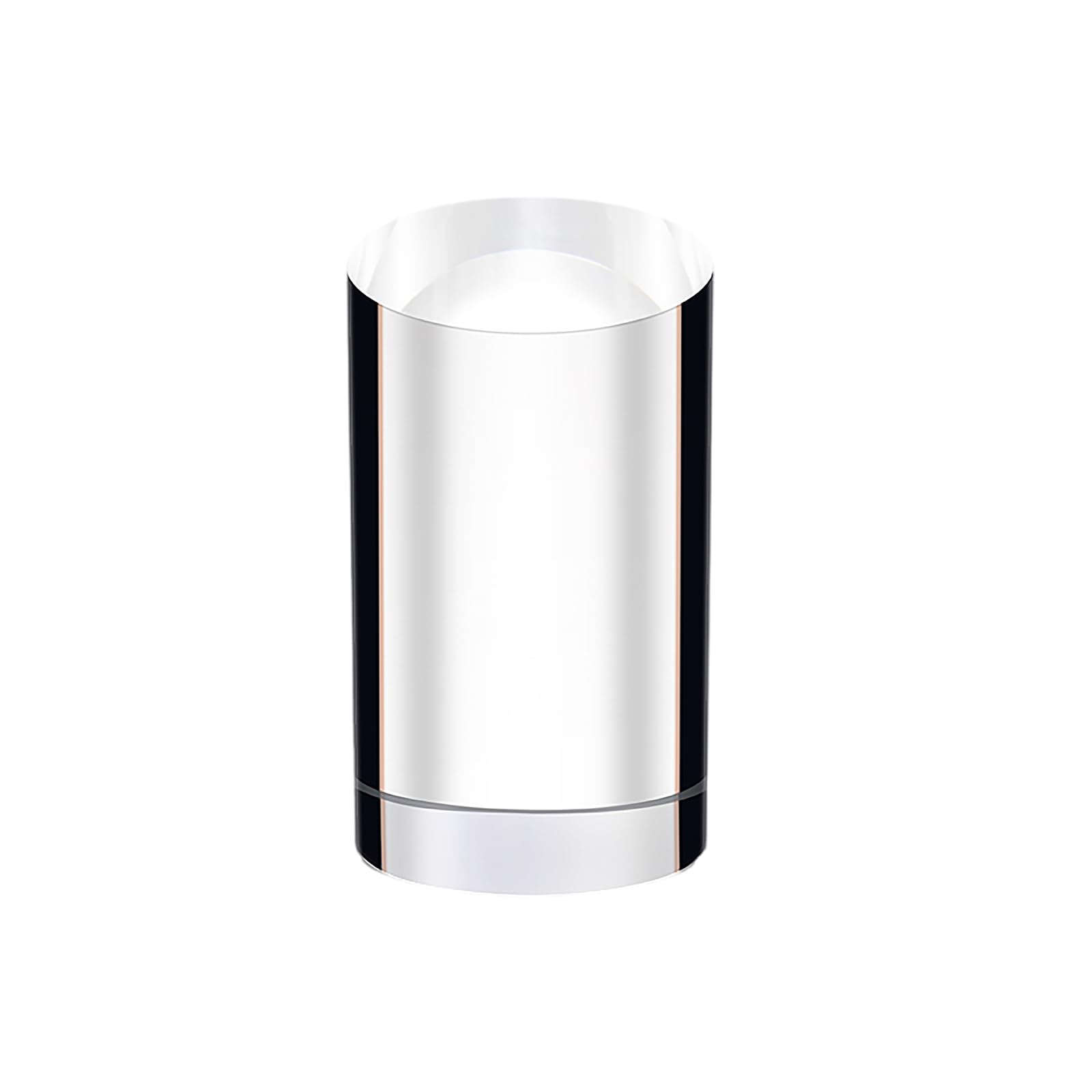 AYUWQZX Acrylic Polished Round Blocks, Acrylic Round Cylinder Display Block 5cm Diameter Multiple Heights(12cm)
