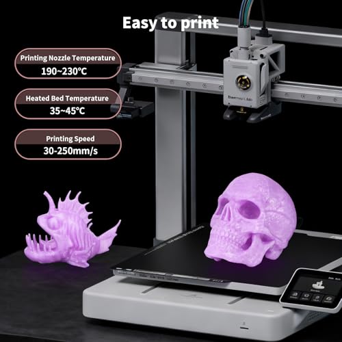 Image of iSANMATE PLA Glow in the Dark Filament, PLA Lights Filament Purple for 3D Printers, Dimensional Accuracy + /- 0.03 mm, 1 kg /Spool