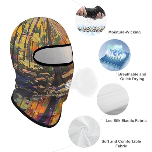 Balaclava Mask para hombre, máscara de esquí para mujer, cubrebocas para ciclismo y actividades al aire libre miniatura 3