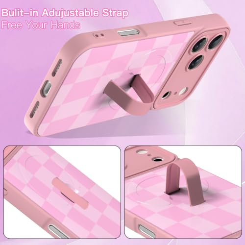 Image of ZIYE for iPhone 17 Pro Case Checkered Compatible with Magsafe