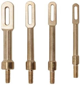 Tipton Solid Brass Slotted Tip Gun Jag 4 Pack for Rifle and Handgun Cleaning and Maintenance, bronze