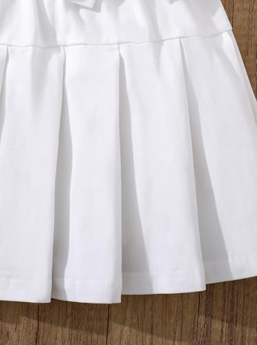 Image of Girls Pleated Skirts Cute Summer Graphic Casual Mini Tennis Skirts