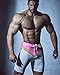 FIED IFBB 15inch Mensphysique Board-Shorts Posing Trunks Competition NPC Summer Royal Pink
