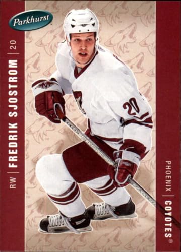 2005-06 Upper Deck Parkhurst Hockey #379 Fredrik Sjostrom Phoenix Coyotes Official NHL Trading Card (Stock Photo Shown, Near Mint to Mint Condition)