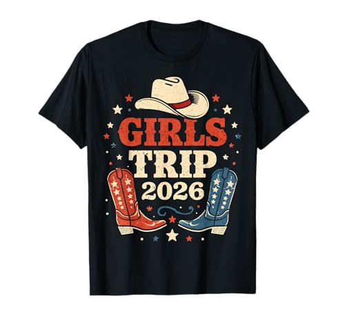 Texas Girls Trip 2026 Family Matching Western Vacation T-Shirt
